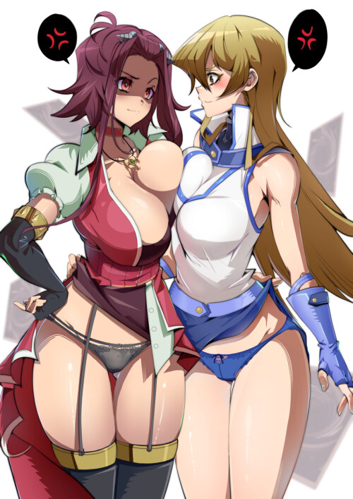  tenjouin asuka and izayoi aki yu gi oh and 2 more drawn by animahakim f6e5b5e95a1b1d1af166e549f36c4