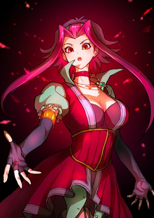  izayoi aki yu gi oh and 1 more drawn by youko shima sample d3a0b72a773dd0f1b0619ce25ccaa5dc