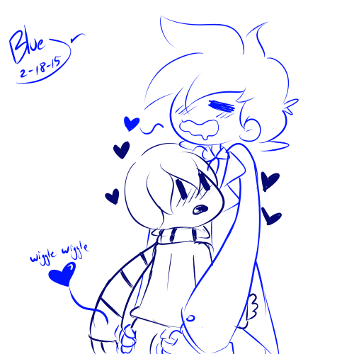 maisur and bluejr butt touch