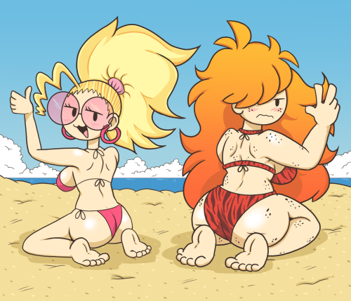 Nerd and Jock Beach 01