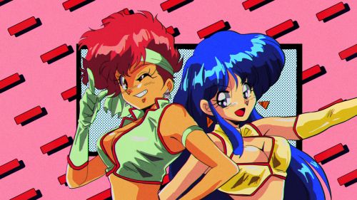 Dirty Pair 36th Anniversary by @potiri02 (16 9)