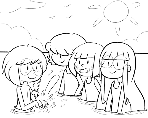 Anabelle Isabelle Clara Tobi Fun Time Beach