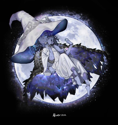  ranni the witch elden ring drawn by alver sample 63a813dbb9c19a1f74bef13fe9fc06c9