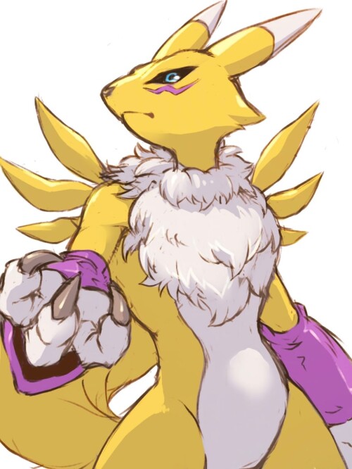  renamon digimon drawn by tosaka rai sample 22398605fd8d905289180dfd3b434729