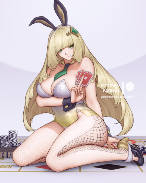  lusamine pokemon and 1 more drawn by mystra77 297b76605d97e83b8caf4fb69c54baac